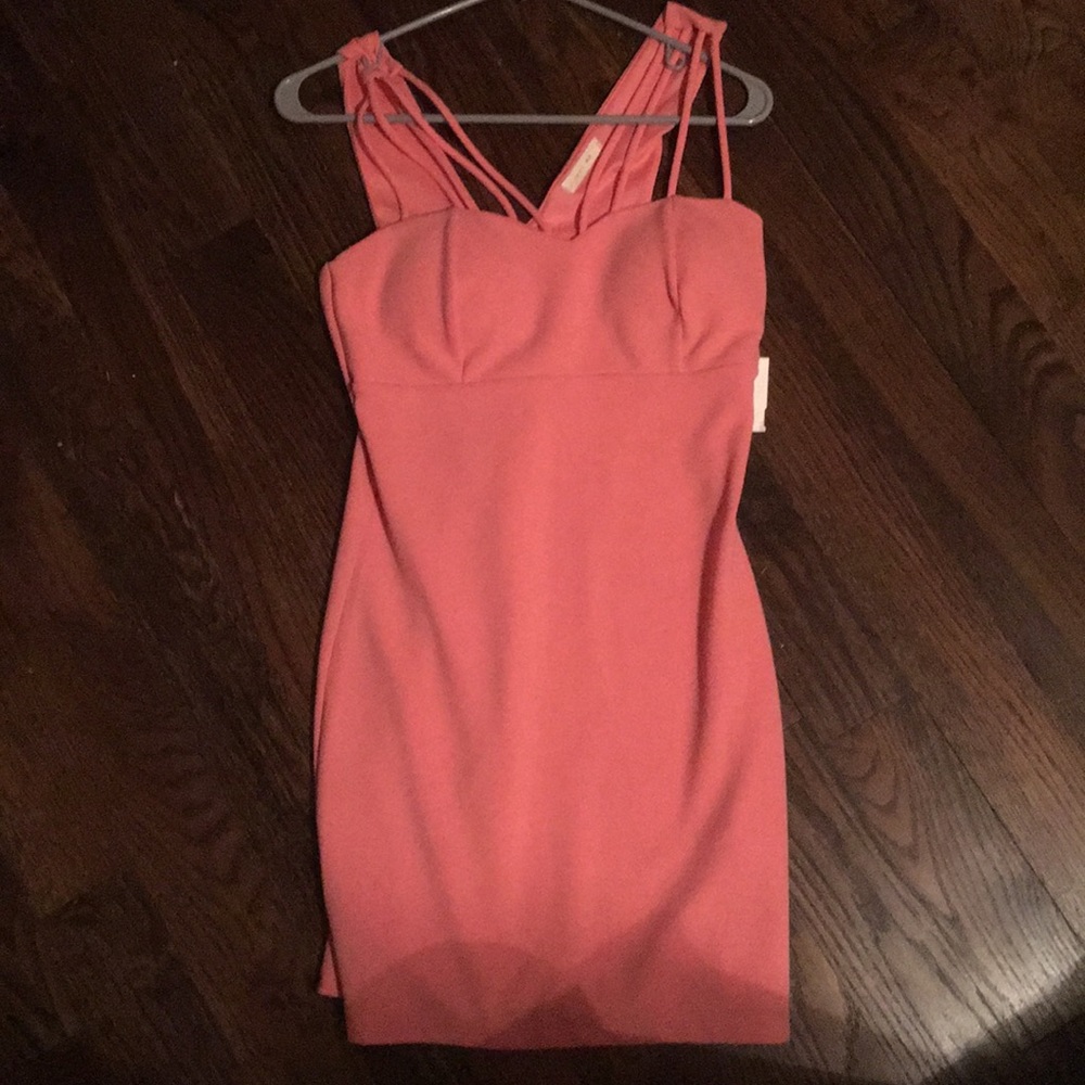 Pink cocktail dress, tag is still on!